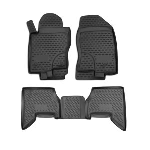 Nissan Pathfinder Floor Mats - Omac - Rubber TPE - Black - '10-'12